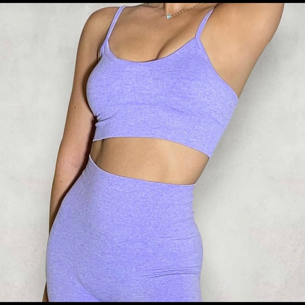 Lilac cami top seamless
